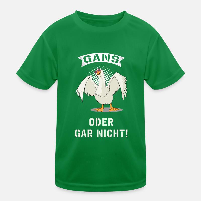 Gans oder gar nicht Kinder Funktions-T-Shirt
