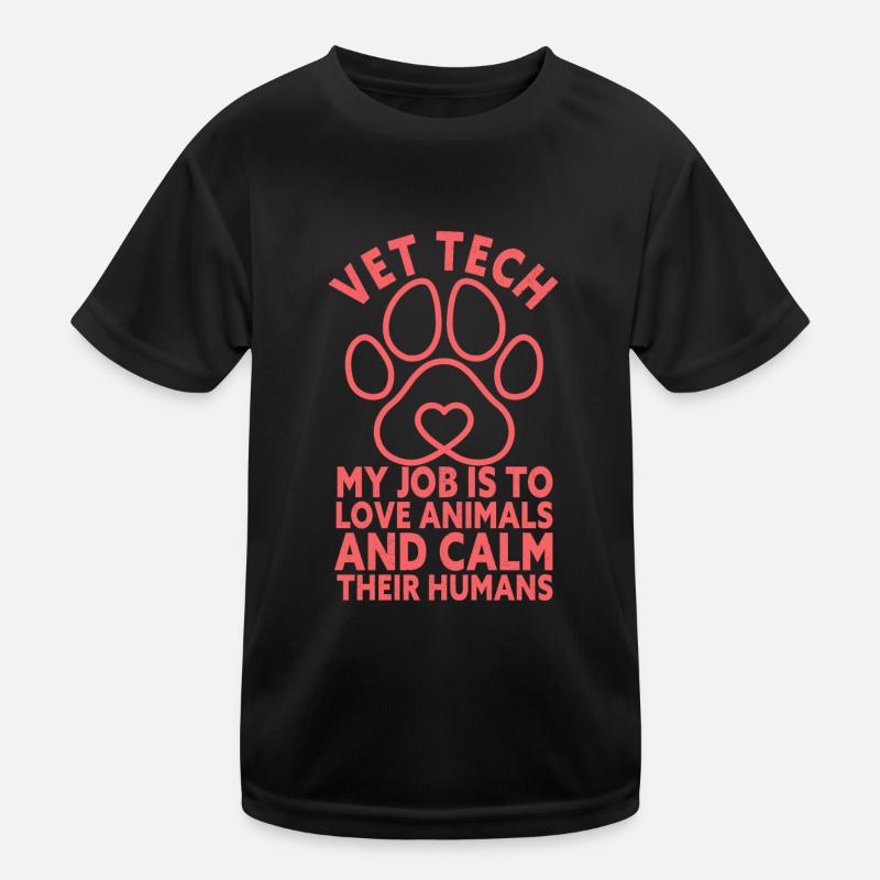 Veterinary Technician Funny Vet Tech Kinder Funktions-T-Shirt