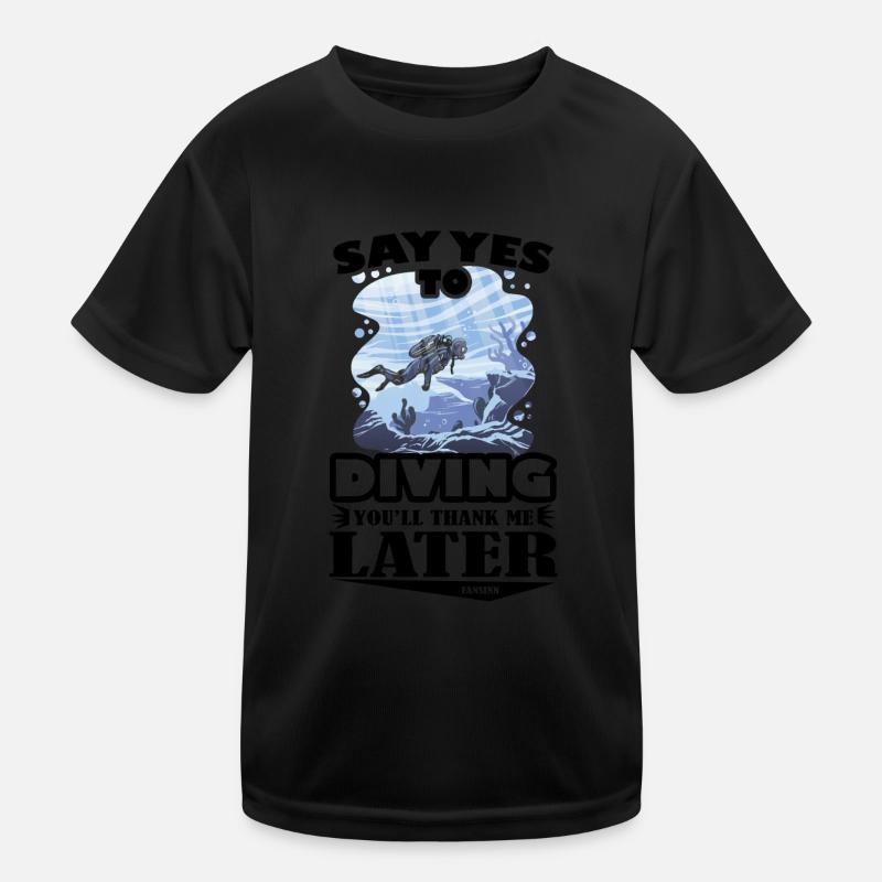 Tauchen Kinder Funktions-T-Shirt