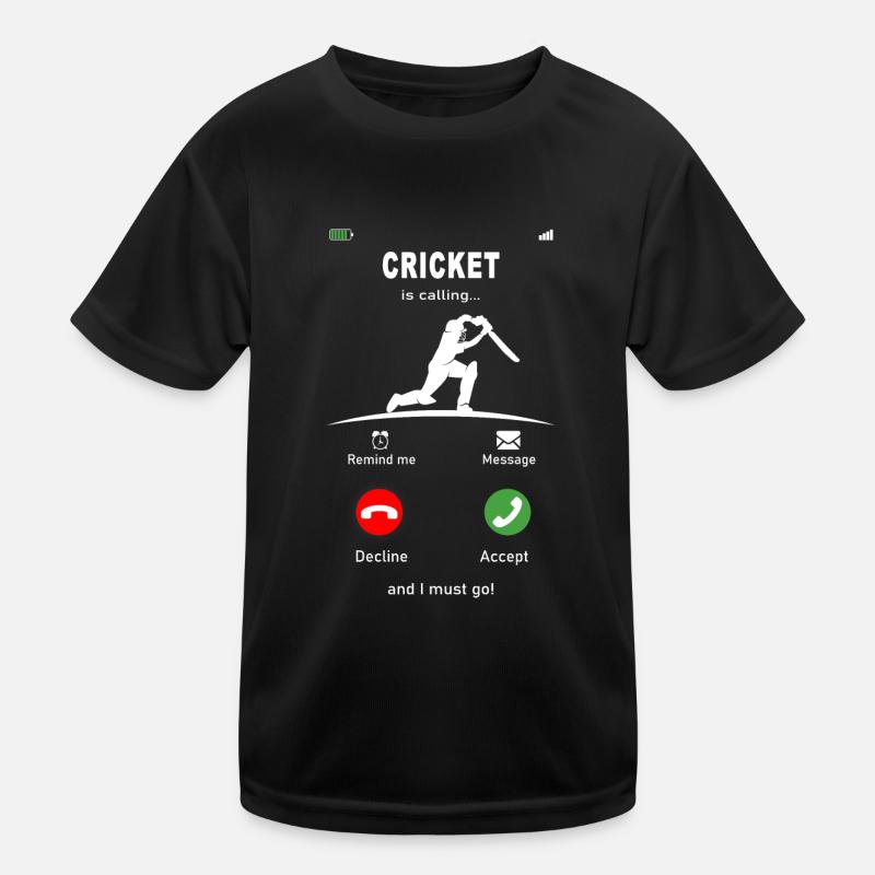 Cricket is calling Kids Functional T-Shirt