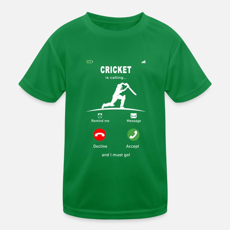 Cricket is calling Kids Functional T-Shirt