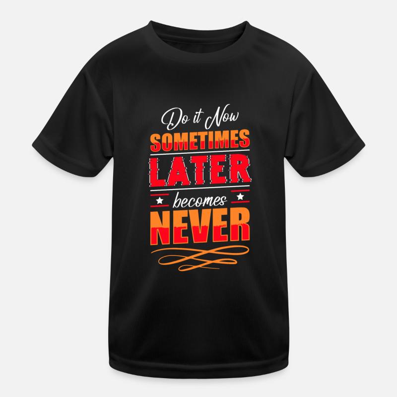 Time Lifetime Timeless Enterprise Kids Functional T-Shirt