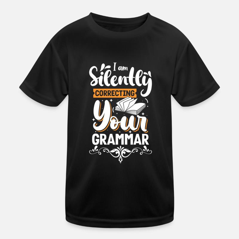 Author Editor Poetry Kids Functional T-Shirt