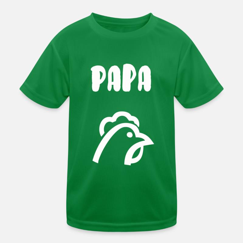 Daddy hen Kids Functional T-Shirt