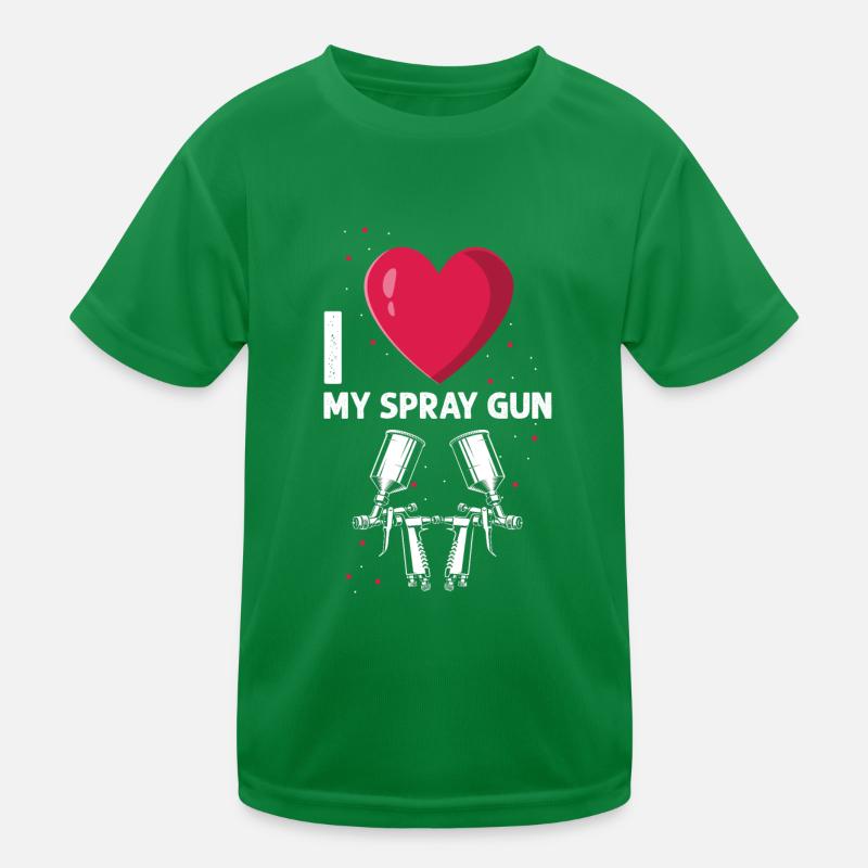 Body technician saying for car painters Kids Functional T-Shirt