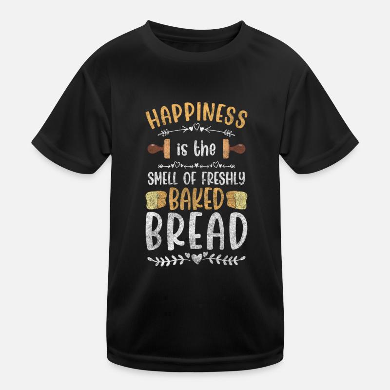 Backen Cupcake - Kinder Funktions-T-Shirt - Schwarz