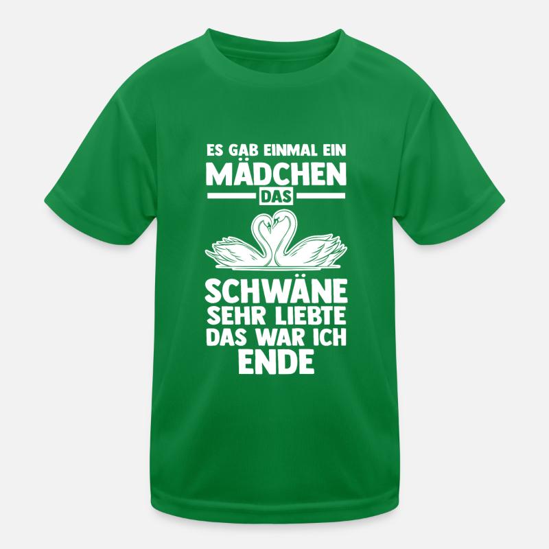 Schwan Kinder Funktions-T-Shirt