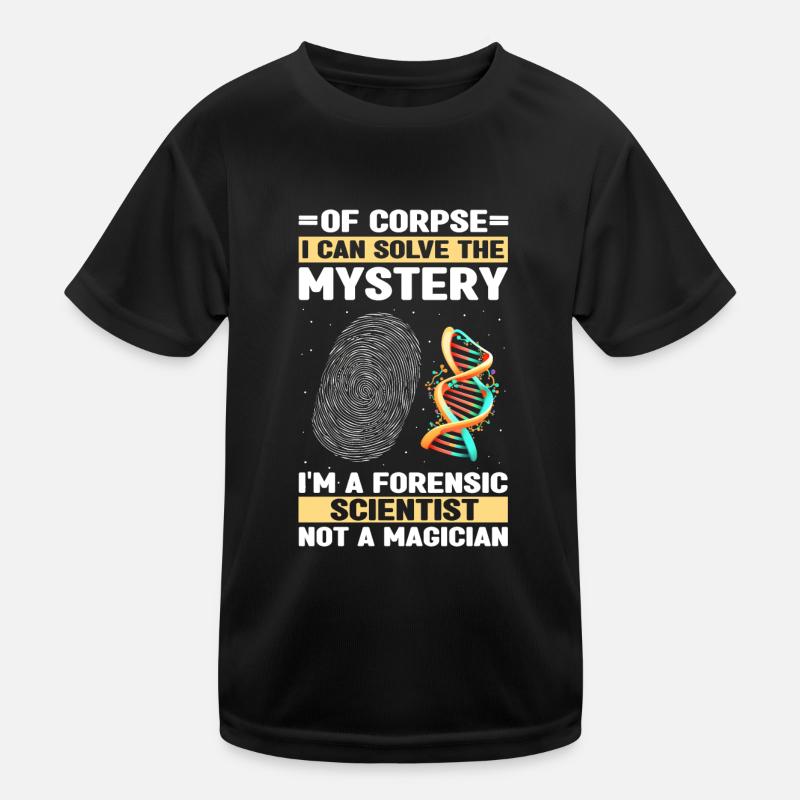 Forensischer Wissenschaftlicher Ermittler Kinder Funktions-T-Shirt
