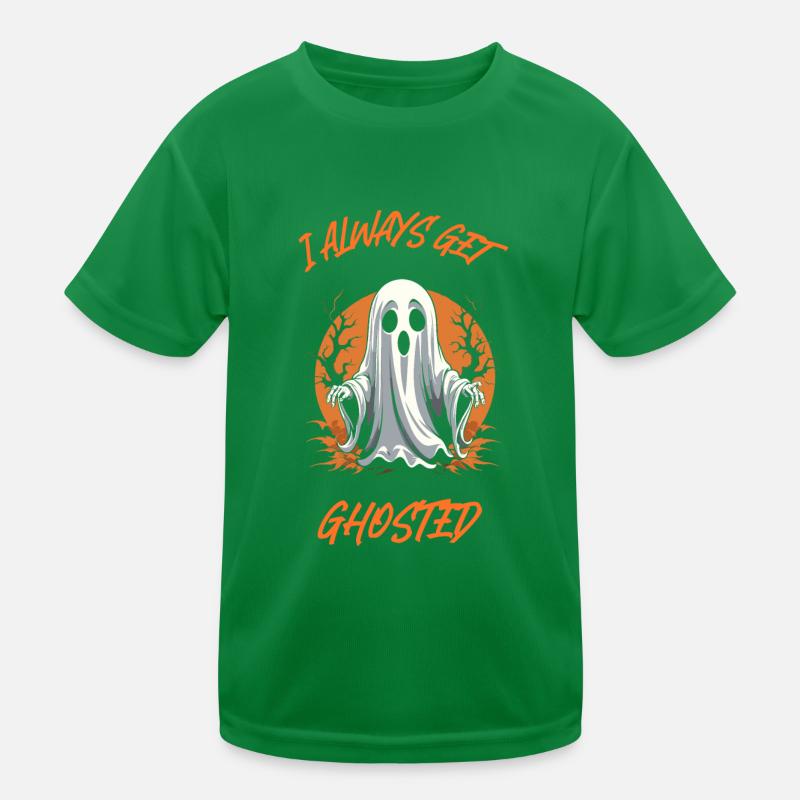 I Always Get Ghosted Kids Functional T-Shirt