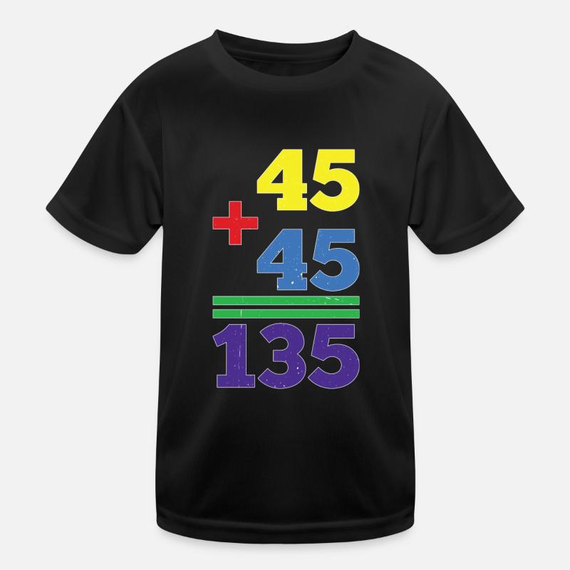 45 + 45 = 135 29 Kids Functional T-Shirt