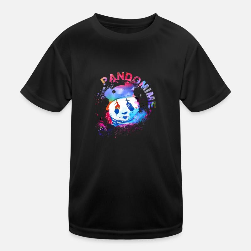 pandomime,panda,pantomime,graffiti Kids Functional T-Shirt