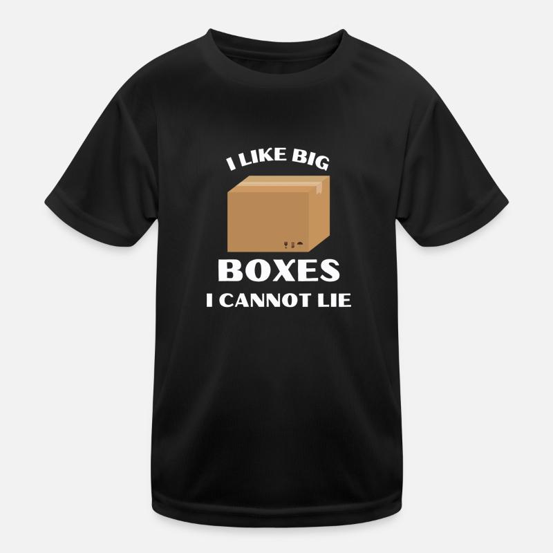 I like big boxes i cannot lie Kids Functional T-Shirt