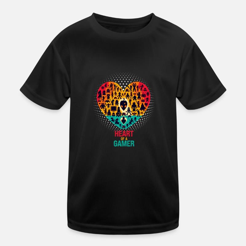 Retro Gaming Player Arcade Geschenk Kinder Funktions-T-Shirt
