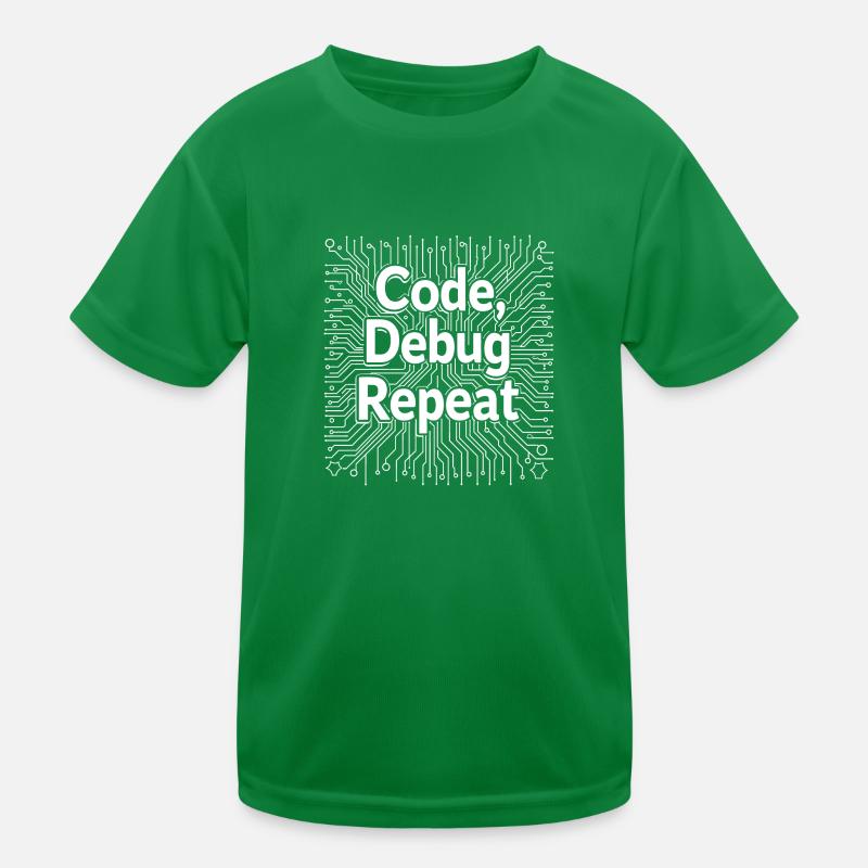 Répétition de débogage de code - Ingénieur logiciel T-shirt sport Enfant