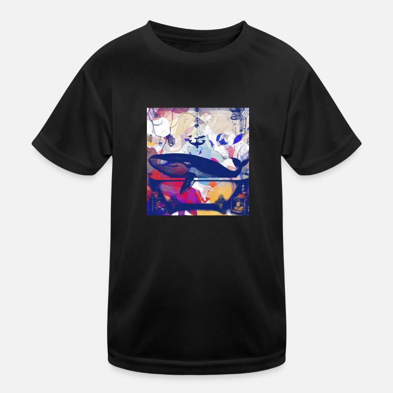 Graffiti, Badezimmer, Bad, Malerei, bunt,wal Kinder Funktions-T-Shirt
