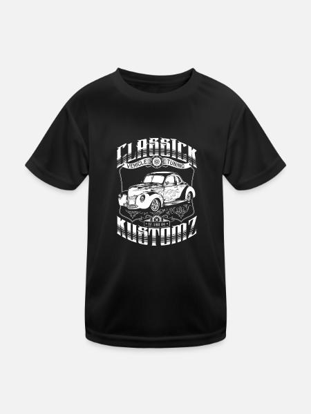 Hot Rod - Classick Kustomz (white) - Kids Functional T-Shirt - black - Front