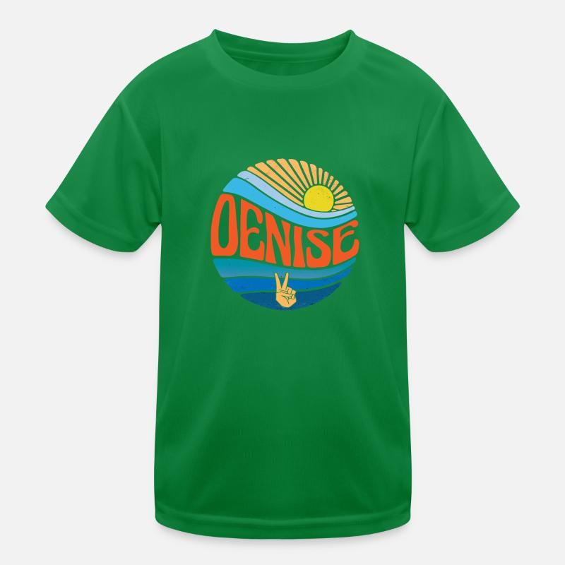 Denise Hemd Vintage Sunset Denise Groovy Tie Dye Kinder Funktions-T-Shirt