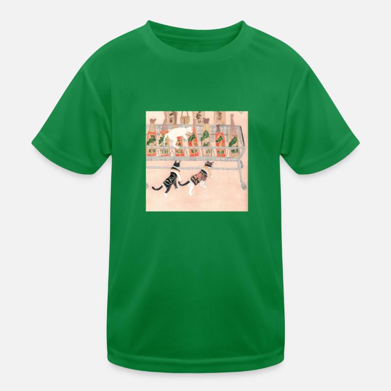 Chats faisant leurs courses T-shirt sport Enfant