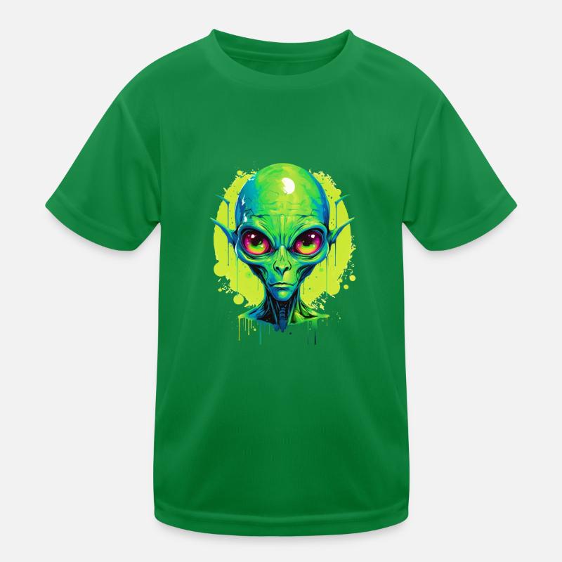 Alien Gift Extraterrestrial Being Starseeds Kids Functional T-Shirt