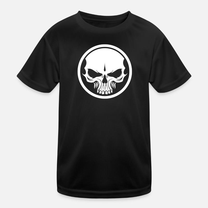 Evil Skull Kids Functional T-Shirt