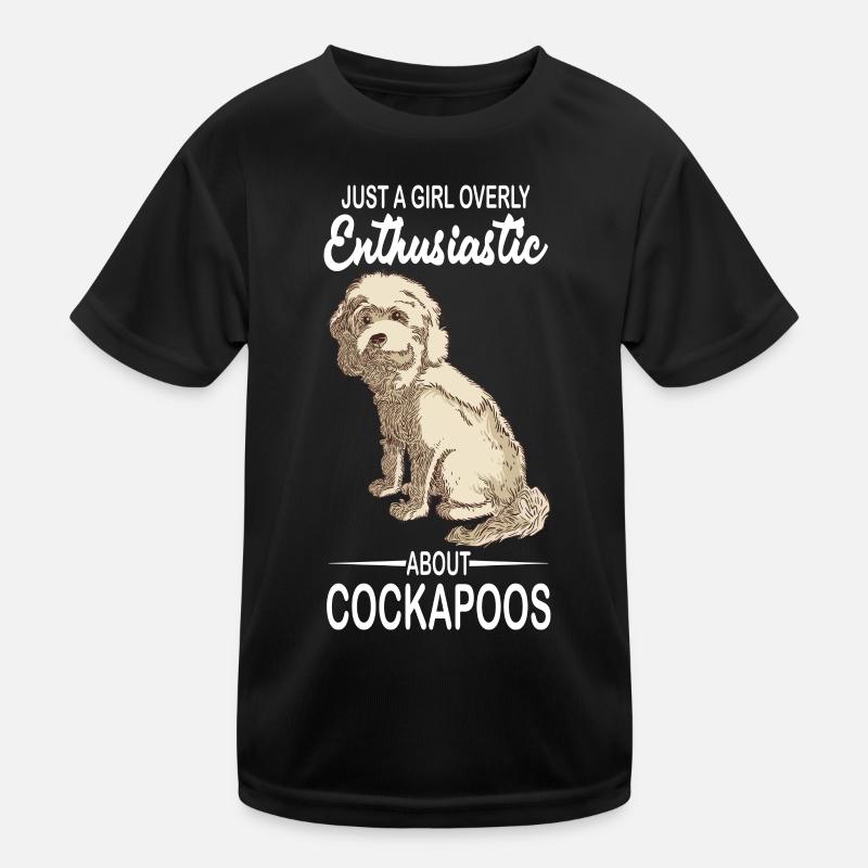 Cockapoo Geschenk | Hunde Hunderasse Haustier Hund Kinder Funktions-T-Shirt