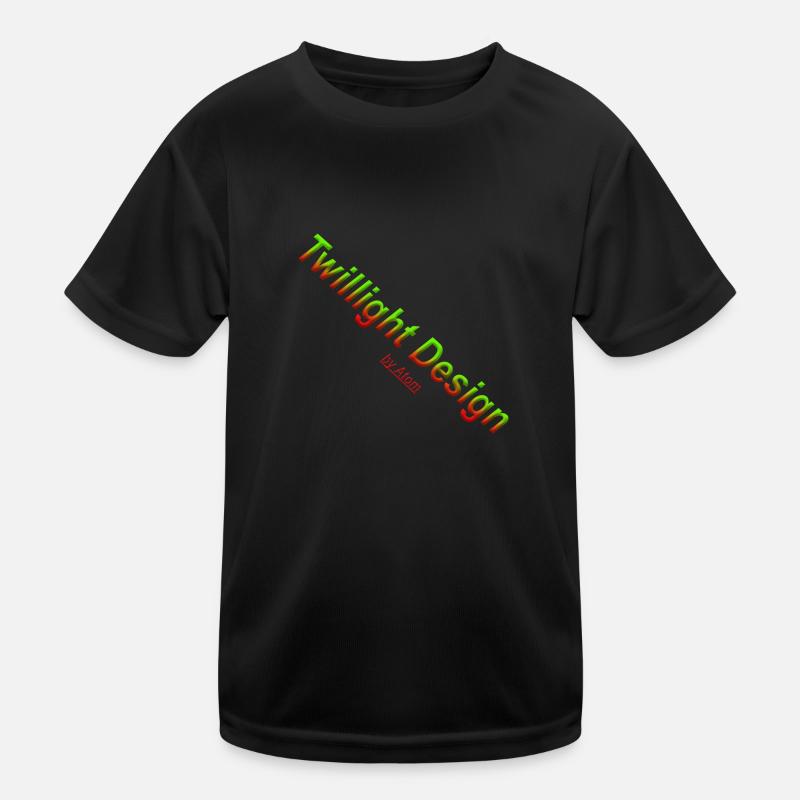 Logo Twillight Design Kinder Funktions-T-Shirt