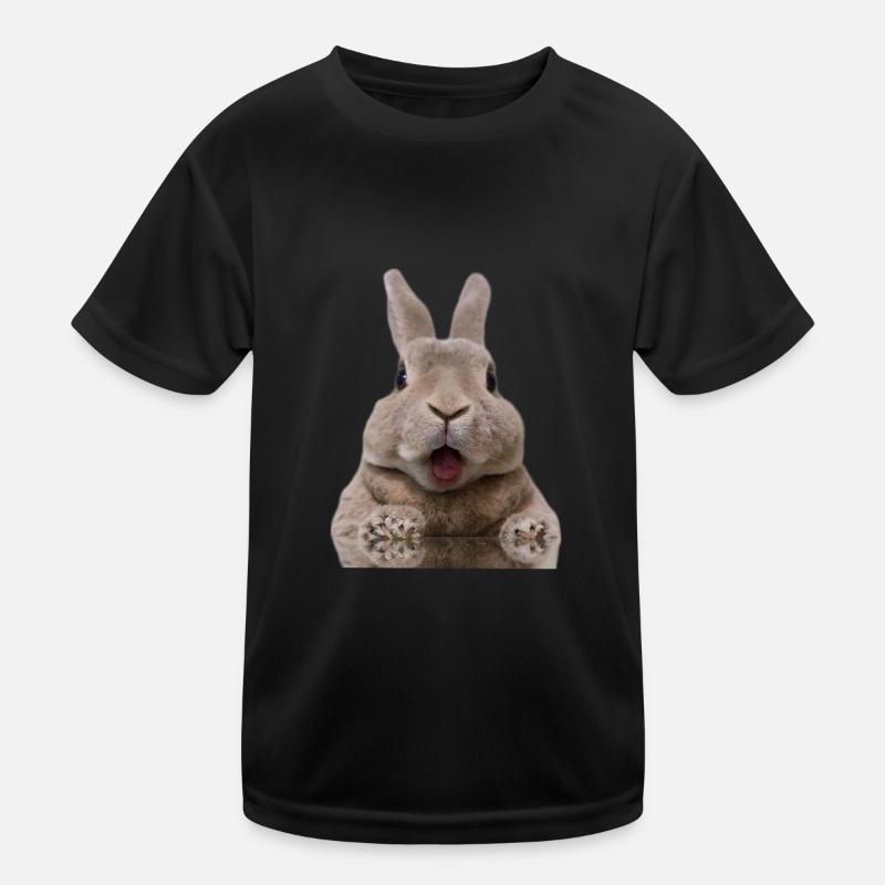 Rabbit - Kids Functional T-Shirt - black