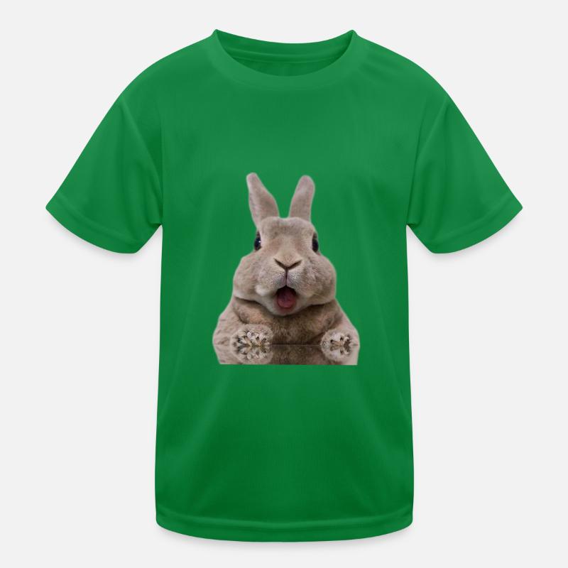 Kaninchen Kinder Funktions-T-Shirt