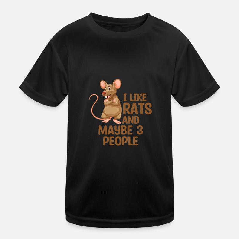 Ratte Kinder Funktions-T-Shirt