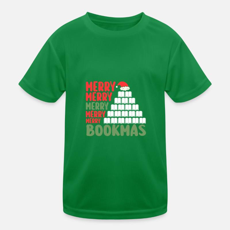 Weihnachtsmann Weihnachten Lesen Bücher Kinder Funktions-T-Shirt