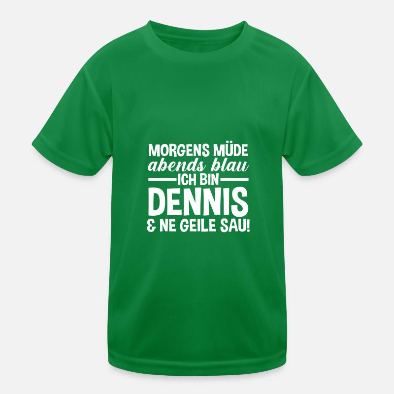 First name Dennis Kids Functional T-Shirt