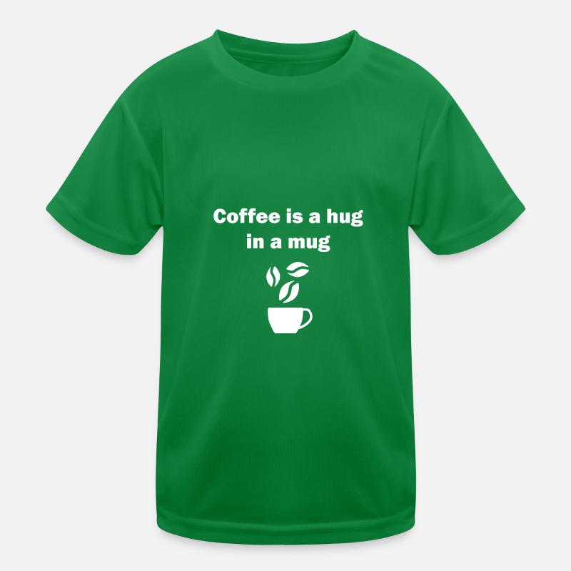 coffee is my love language Kinder Funktions-T-Shirt