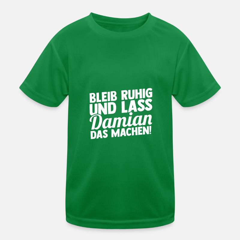 Prénom Damian T-shirt sport Enfant