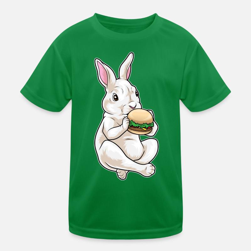 Bunny Cheeseburger Kids Functional T-Shirt