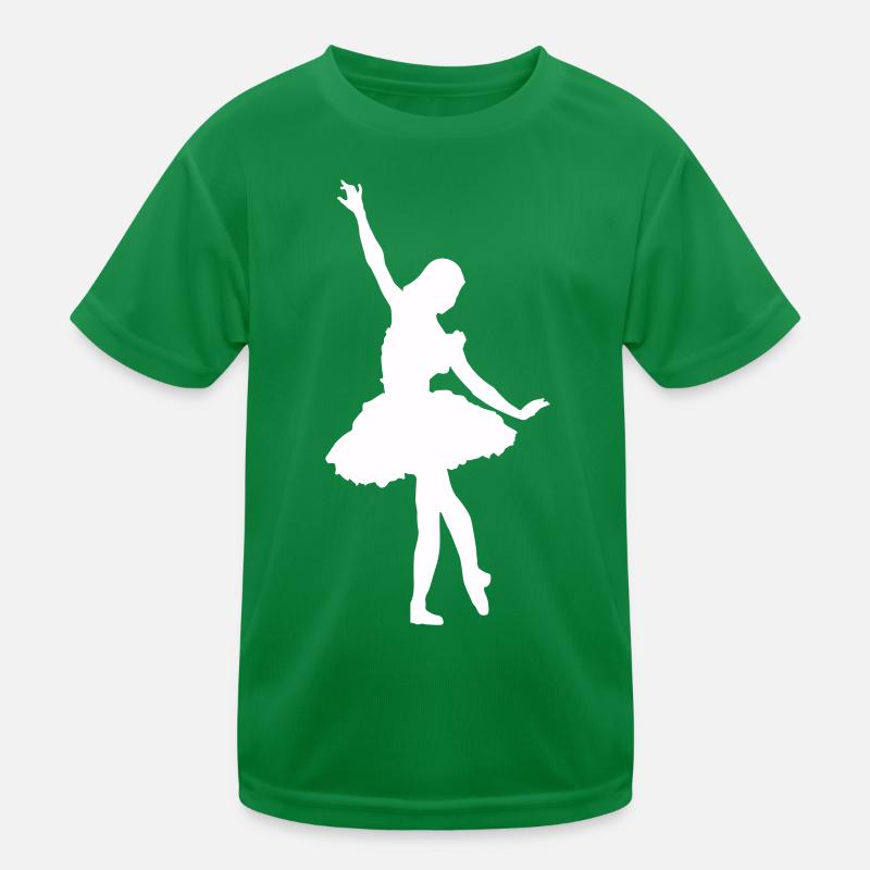 Dancing Silhouette Ballet T-shirt sport Enfant