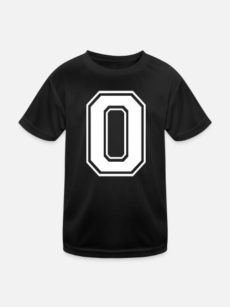 0 - Kids Functional T-Shirt - black