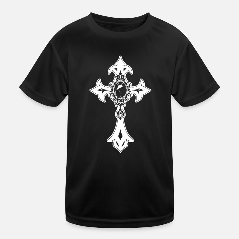 Gothic cross Kids Functional T-Shirt