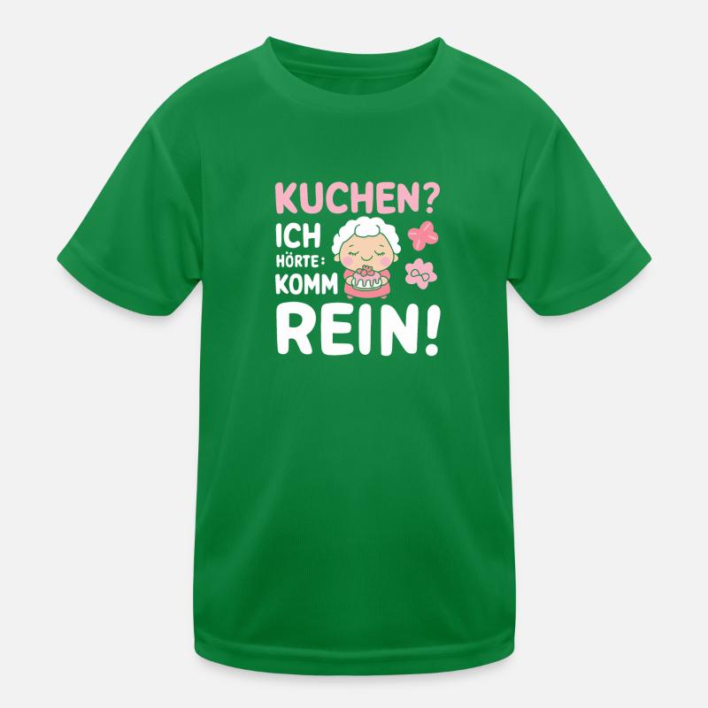 Kuchen-Oma Lustig Einladung Geburtstag Idee Kinder Funktions-T-Shirt