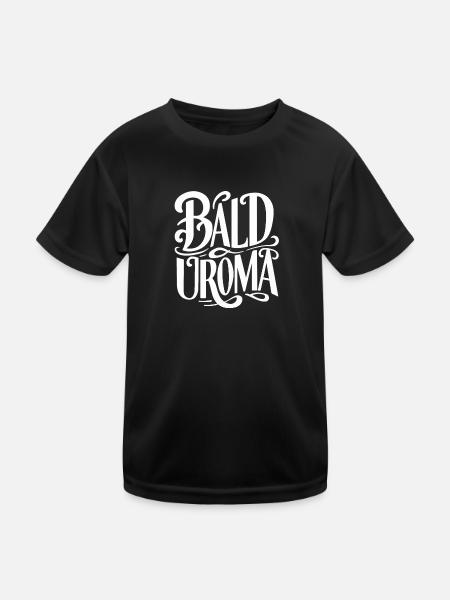 Bald Uroma Geburtstag Beste Uroma Muttertag Ideen - Kinder Funktions-T-Shirt - Schwarz - Vorne