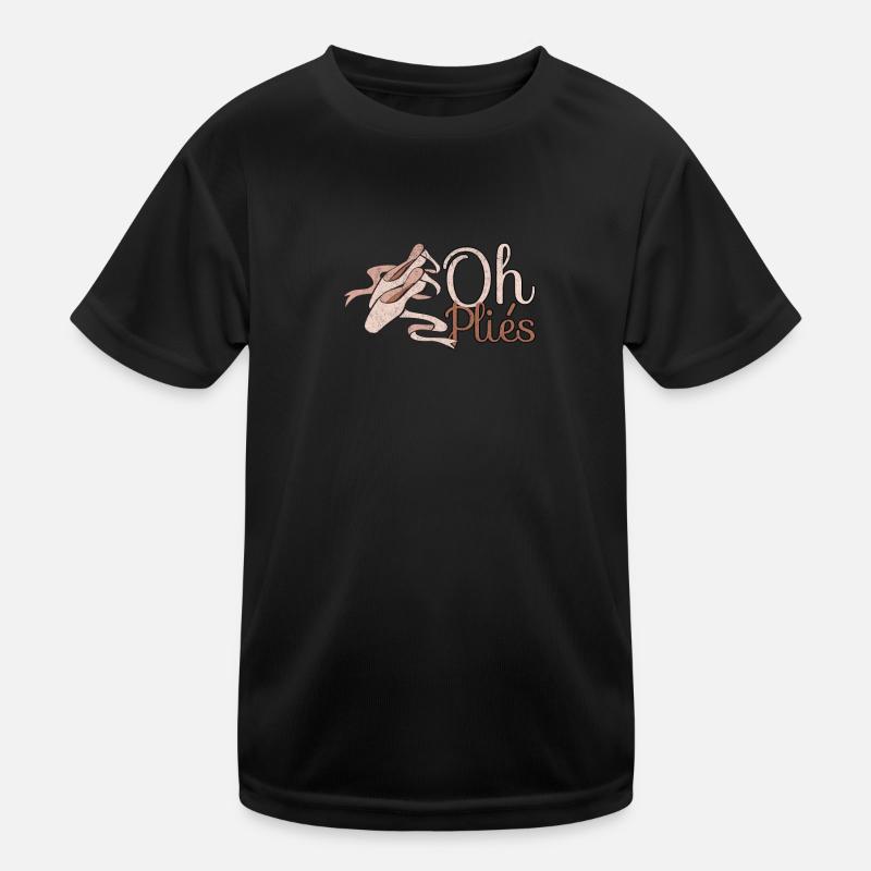 Ballet Ballerine Pole Dancer Line Dance Tap Dance T-shirt sport Enfant