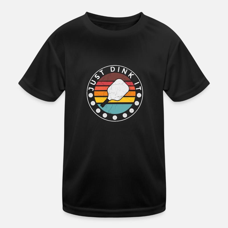 I Was Just Dinking Pickleball Paddle Pickle Ball Kids Functional T-Shirt