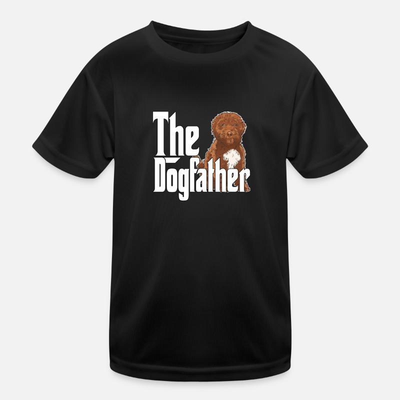 Cockapoo Dog Dad Dogfather Dogs Daddy Father Rotti Kids Functional T-Shirt