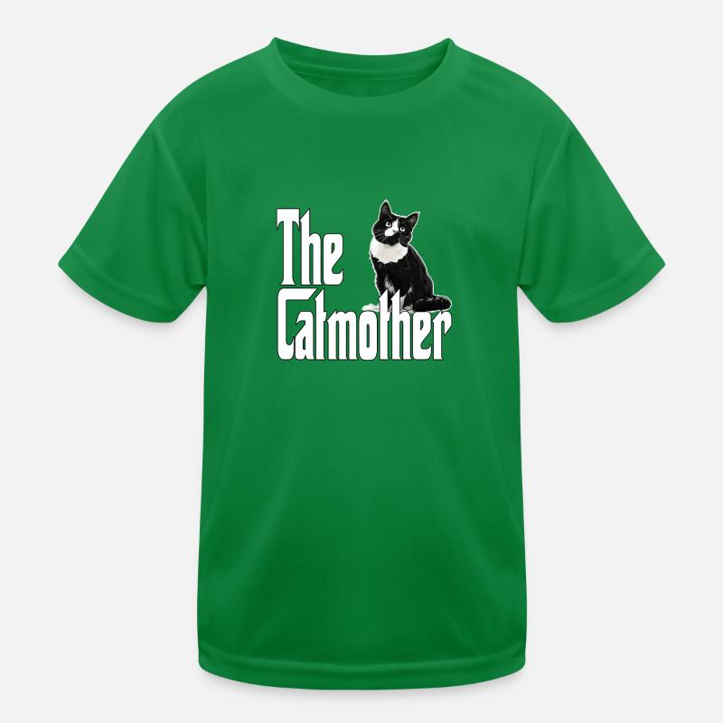 Katze Mutter La Catmother Chat Crazy Maman Maman T-shirt sport Enfant