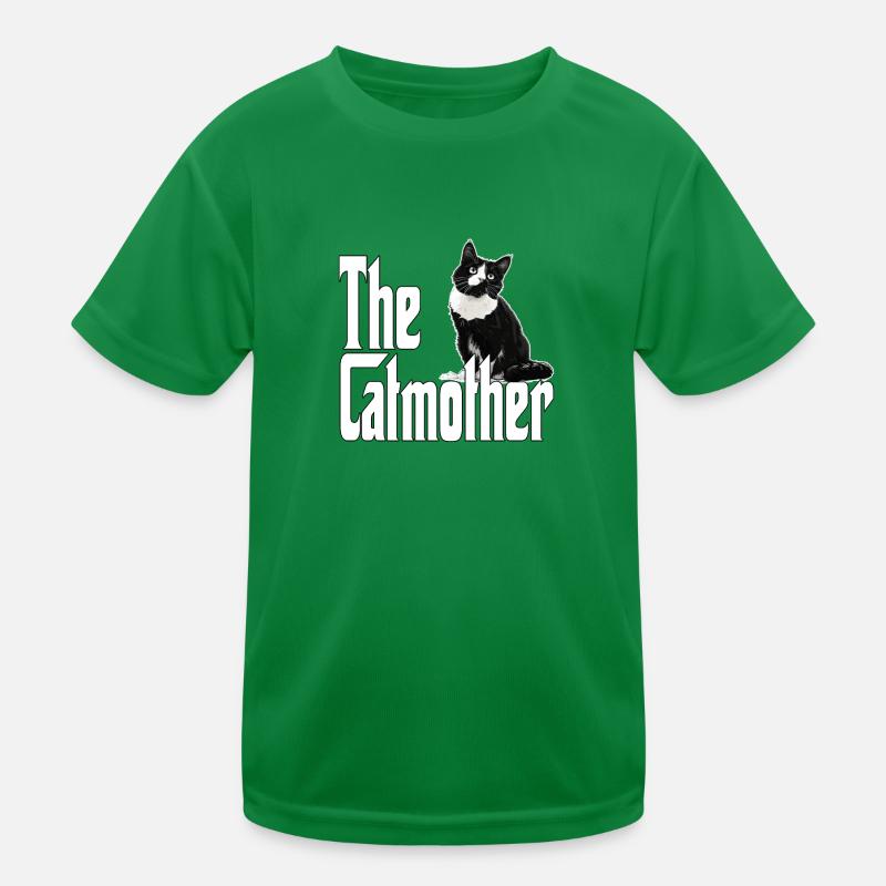 Katze Mutter La Catmother Chat Crazy Maman Maman T-shirt sport Enfant