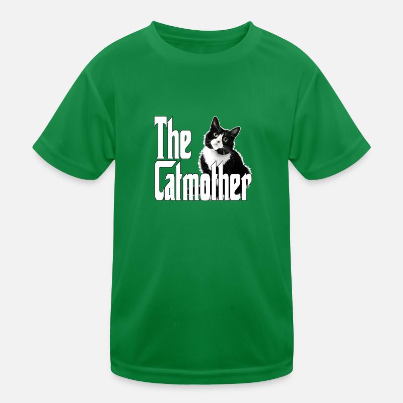 Katze Mutter La Catmother Chat Crazy Maman Maman T-shirt sport Enfant