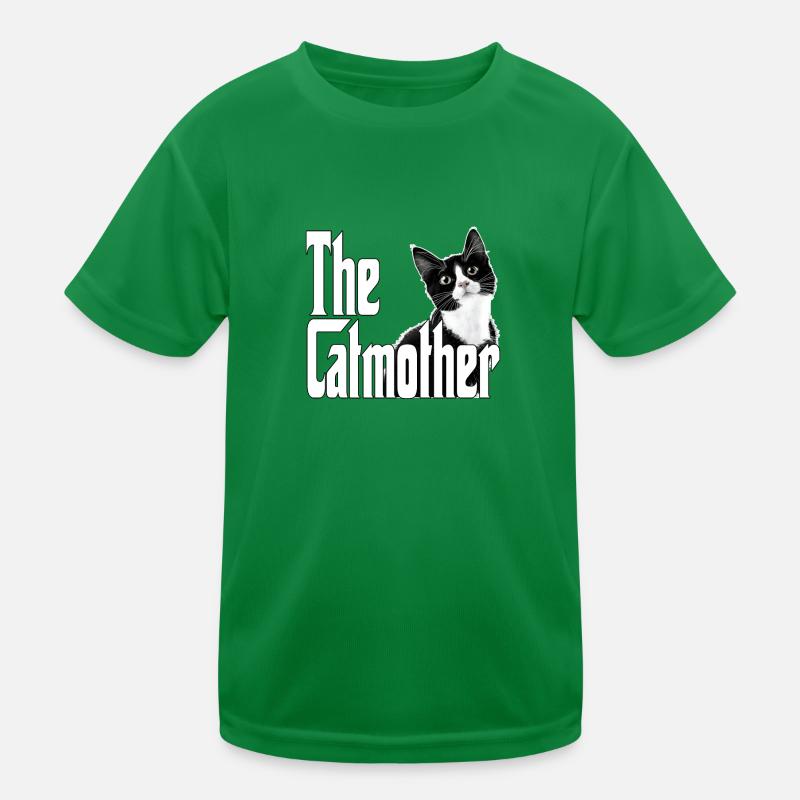 Katze Mutter La Catmother Chat Crazy Maman Maman T-shirt sport Enfant