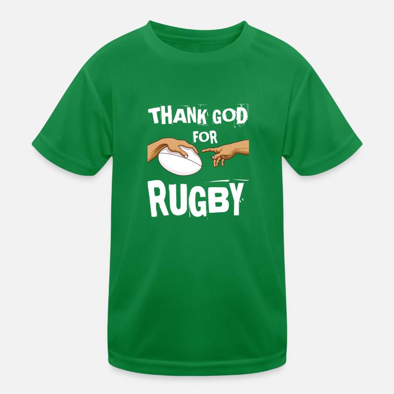 Maillot rugby mains de Michel-Ange T-shirt sport Enfant