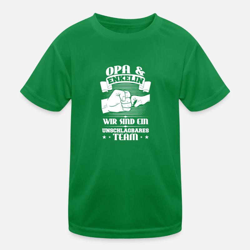 Opa Enkelin Enkelkind Geschenk Kinder Funktions-T-Shirt