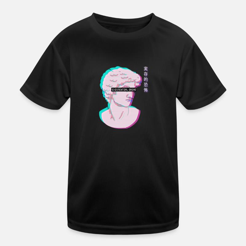 Vaporwave Aesthetic Vaporwave Kids Functional T-Shirt