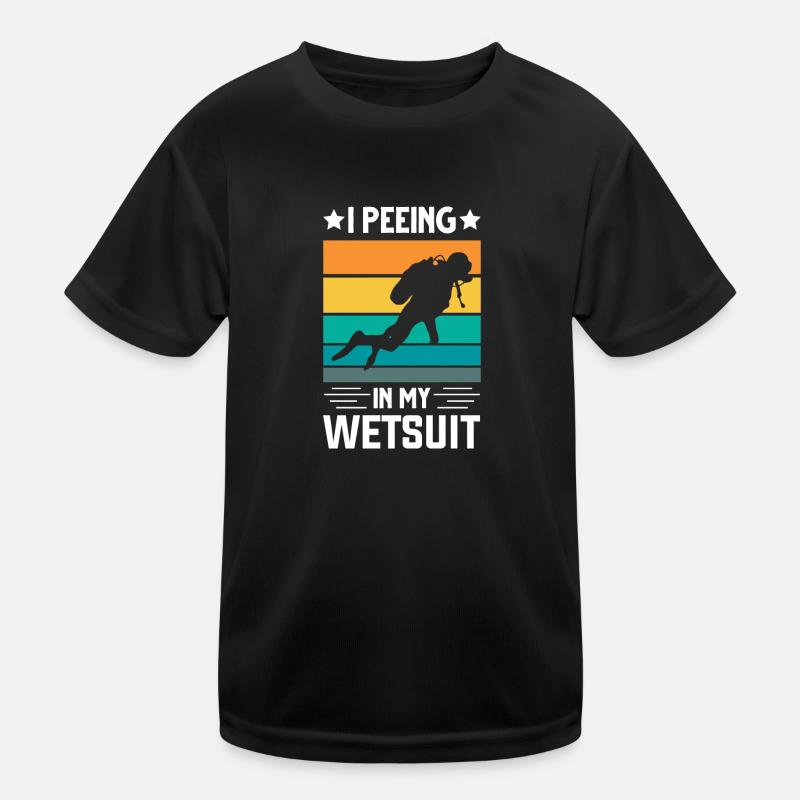 Diver Diving Gift Kids Functional T-Shirt
